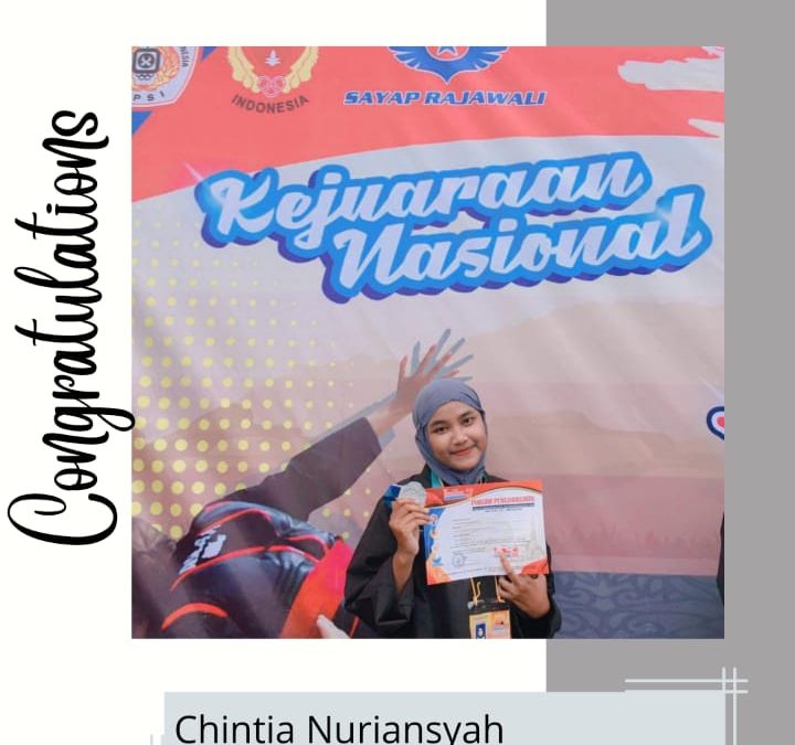 Chintia Juara 2!!! dalam Kejuaraan Nasional Pencak Silat Tugu Muda Championship III 2022